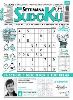 Settimana Sudoku – 16 febbraio 2022