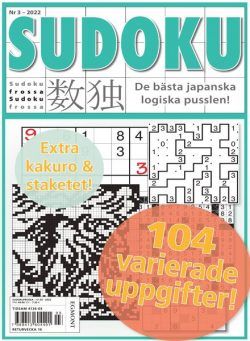 Sudoku Frossa – 17 mars 2022