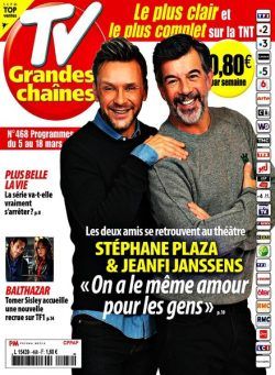 TV Grandes chaines – 5 Mars 2022