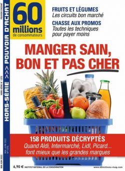 60 Millions de Consommateurs – Hors-Serie – Mai-Juin 2022