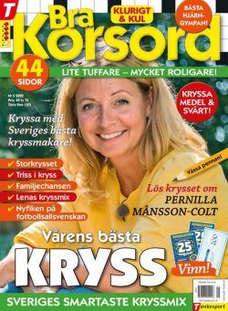 Bra Korsord – 31 mars 2022