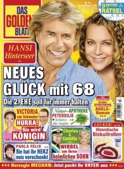 Das Goldene Blatt – 26 Marz 2022