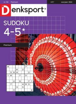 Denksport Sudoku 4-5 premium – 14 april 2022