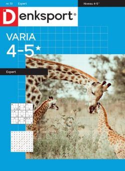 Denksport Varia expert 4-5 – 28 april 2022