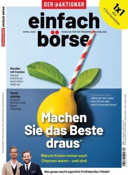 einfach borse – April 2022