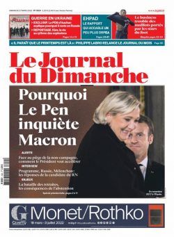 Le Journal du Dimanche – 27 mars 2022