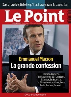 Le Point – 14 Avril 2022
