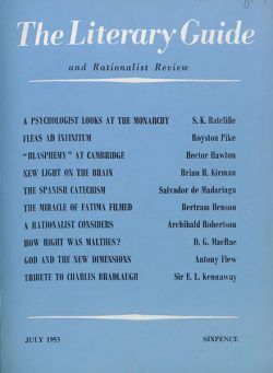 New Humanist – The Literary Guide July 1953