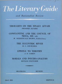 New Humanist – The Literary Guide May 1953