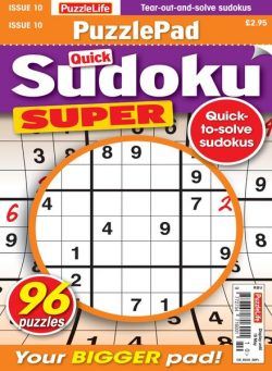 PuzzleLife PuzzlePad Sudoku Super – 21 April 2022