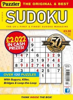 Puzzler Sudoku – April 2022