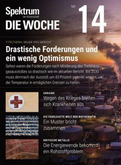 Spektrum – Die Woche – 09 April 2022