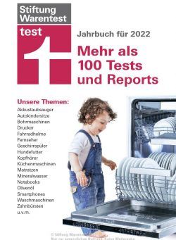 Stiftung Warentest Test Magazin – Jahrbuch 2022