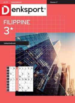 Denksport Filippine 3 Vakantieboek – mei 2022