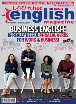 Learn Hot English – Issue 240 – May 2022