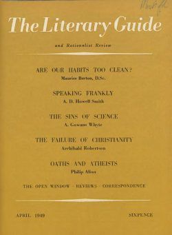 New Humanist – The Literary Guide April 1949