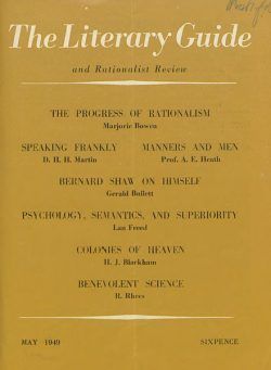 New Humanist – The Literary Guide May 1949
