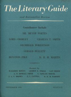 New Humanist – The Literary Guide September 1950