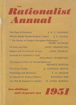 New Humanist – The Rationalist Annual 1951