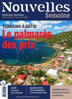 Nouvelles Semaine – 22 Avril 2022