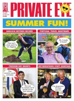 Private Eye Magazine – Issue 1549 – 11 June 2021