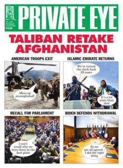 Private Eye Magazine – Issue 1554 – 20 August 2021