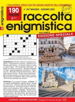 Raccolta Enigmistica – maggio 2022