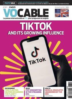 Vocable Anglais – 12 Mai 2022