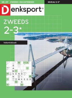 Denksport Zweeds 2-3 vakantieboek – 26 mei 2022