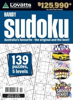 Lovatts Handy Sudoku – July 2022