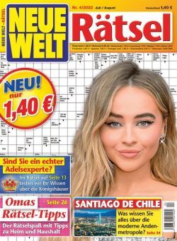 Neue Welt Ratsel – 22 Juni 2022