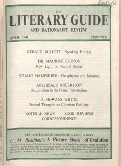 New Humanist – The Literary Guide April 1948