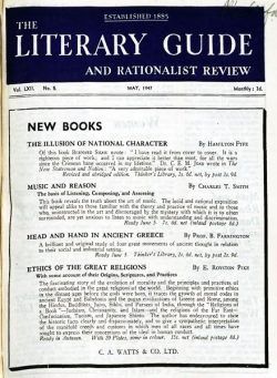 New Humanist – The Literary Guide May 1947