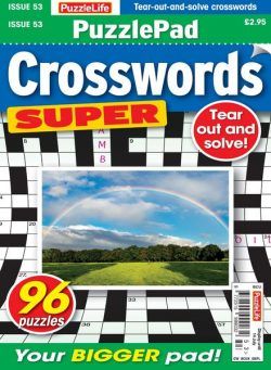 PuzzleLife PuzzlePad Crosswords Super – 16 June 2022