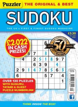 Puzzler Sudoku – June 2022