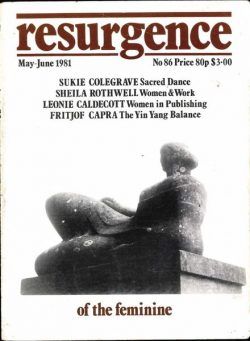 Resurgence & Ecologist – Resurgence 86 – May-Jun 1981