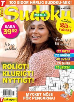 Sudoku fOr alla – 16 juni 2022