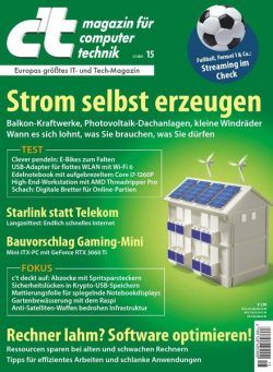 c’t magazin – N 15 vom 02 Juli 2022