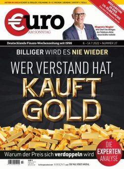 Euro am Sonntag – 08 Juli 2022