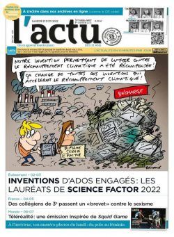 L’actu – 25 juin 2022