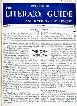 New Humanist – The Literary Guide August 1945
