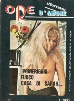 Ore d’Amore Illustrato – n. 4 20-3-1974