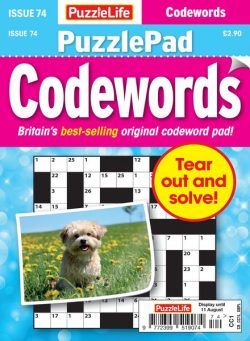 PuzzleLife PuzzlePad Codewords – 14 July 2022