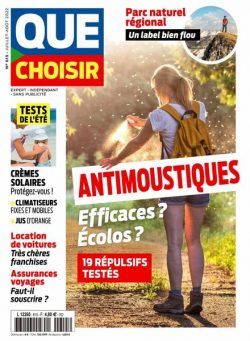 Que Choisir – Juillet-Aout 2022