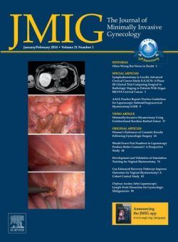 JMIG Journal of Minimally Invasive Gynecology – January 2014