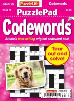 PuzzleLife PuzzlePad Codewords – 11 August 2022