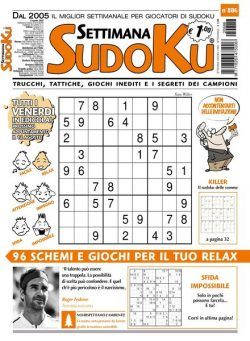 Settimana Sudoku – 03 agosto 2022