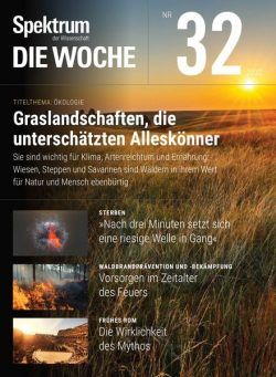 Spektrum – Die Woche – 11 August 2022