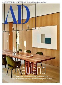 AD Architectural Digest Germany – Oktober 2022
