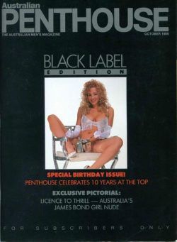 Australian Penthouse – October 1989 Black Label